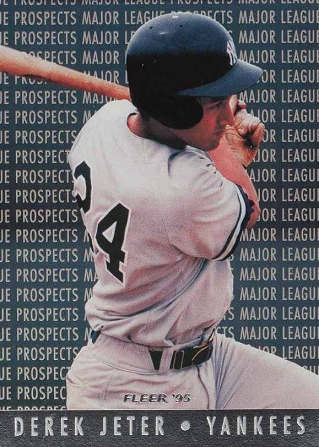 1995 Fleer Major League Prospects Derek Jeter #7 Baseball Card