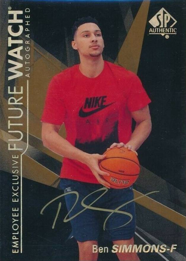 2017 Upper Deck Employee Exclusive Autographs Ben Simmons #BS Basketball Card