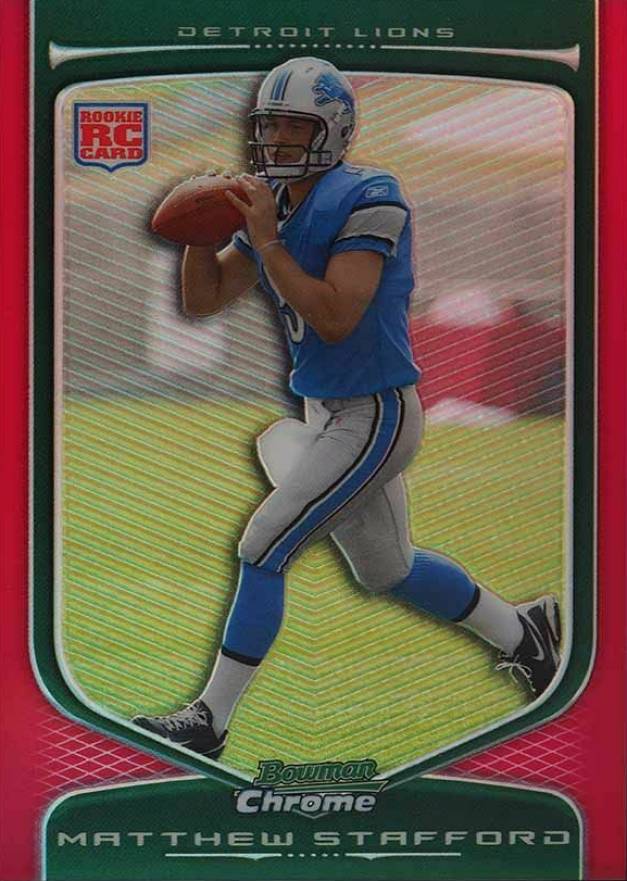 2009 Bowman Chrome Matthew Stafford #111 Football Card