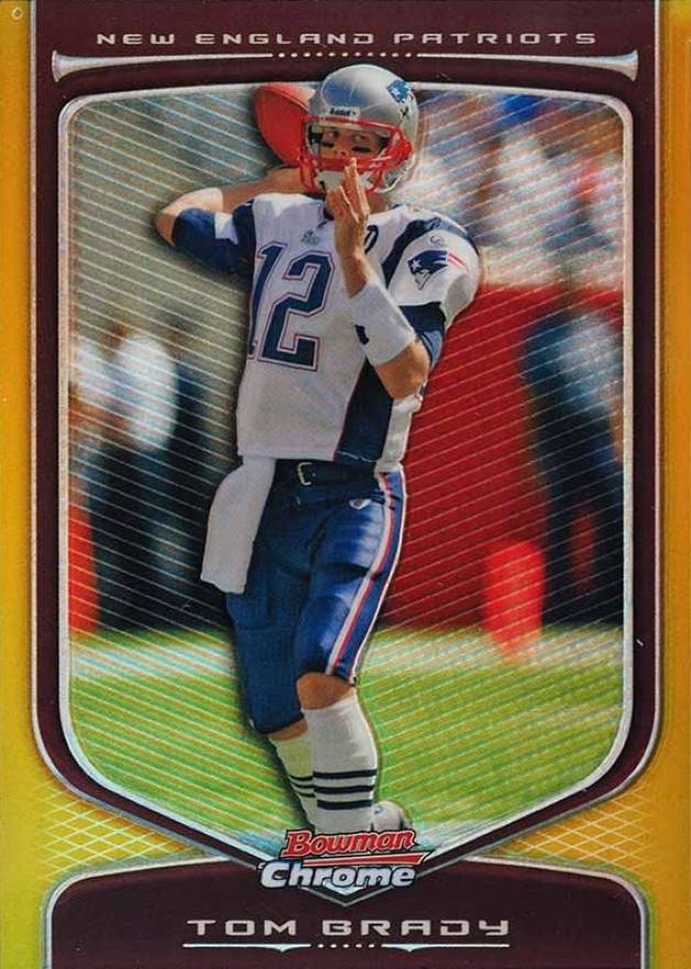 2009 Bowman Chrome Tom Brady #10 Football Card