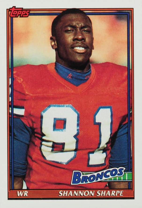 1991 Topps Shannon Sharpe #563 Football Card