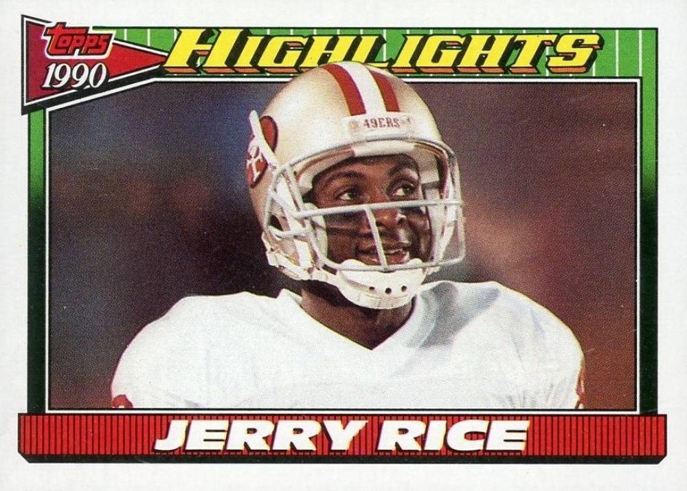 1991 Topps Jerry Rice #6 Football Card