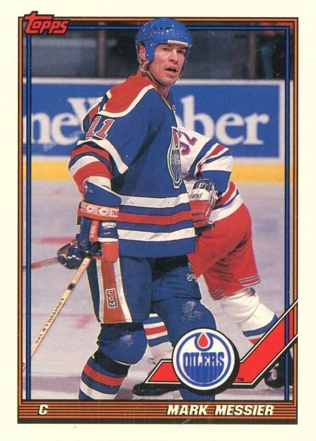 1991 Topps Mark Messier #346 Hockey Card