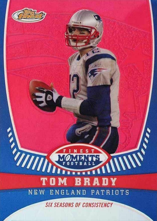 2008 Finest Tom Brady Finest Moments Tom Brady #TB11 Football Card