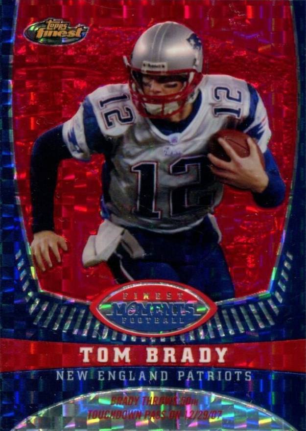 2008 Finest Tom Brady Finest Moments Tom Brady #TB5 Football Card