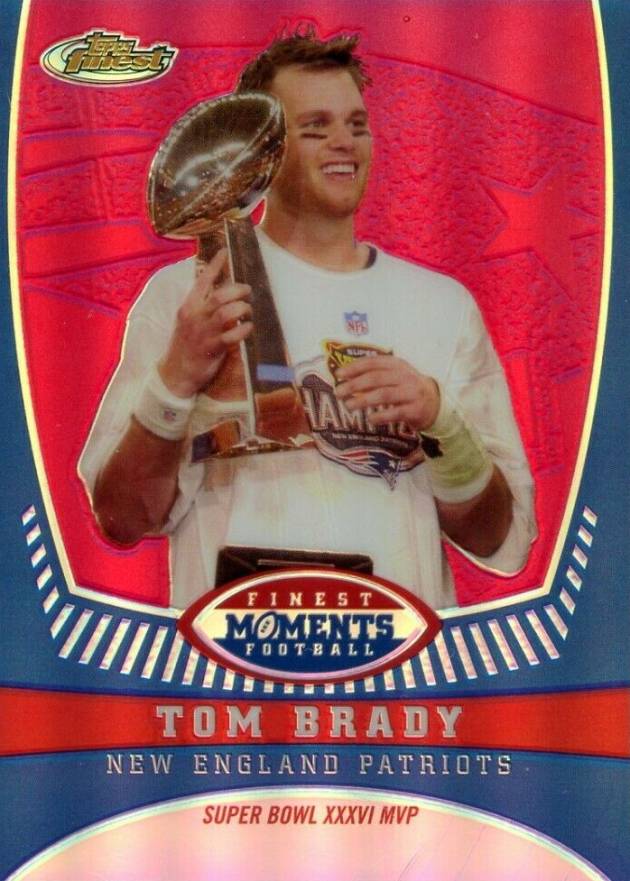 2008 Finest Tom Brady Finest Moments Tom Brady #TB2 Football Card