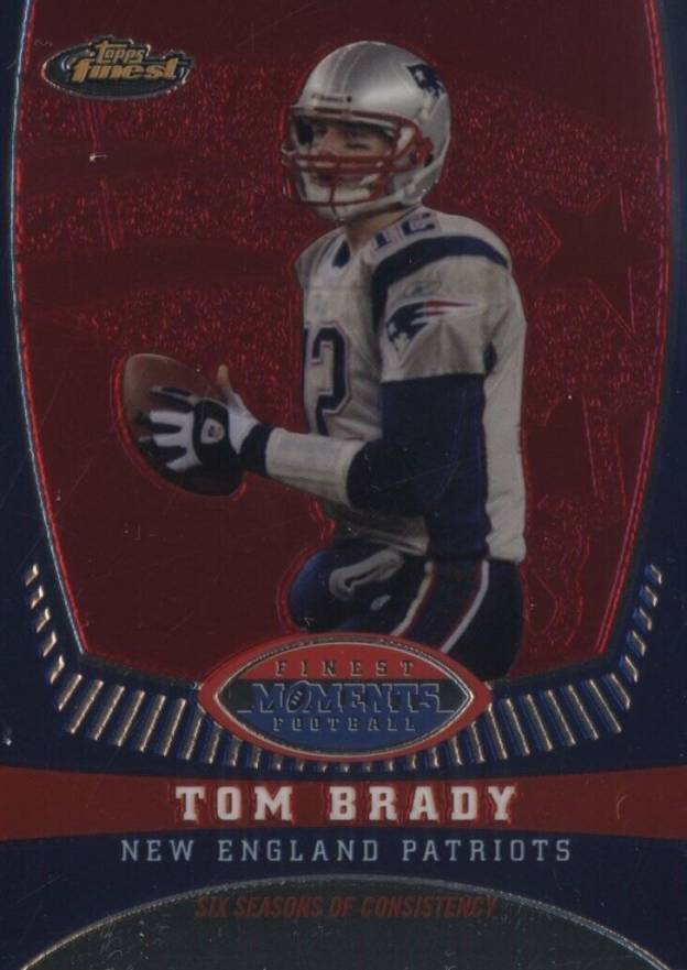 2008 Finest Tom Brady Finest Moments Tom Brady #TB11 Football Card