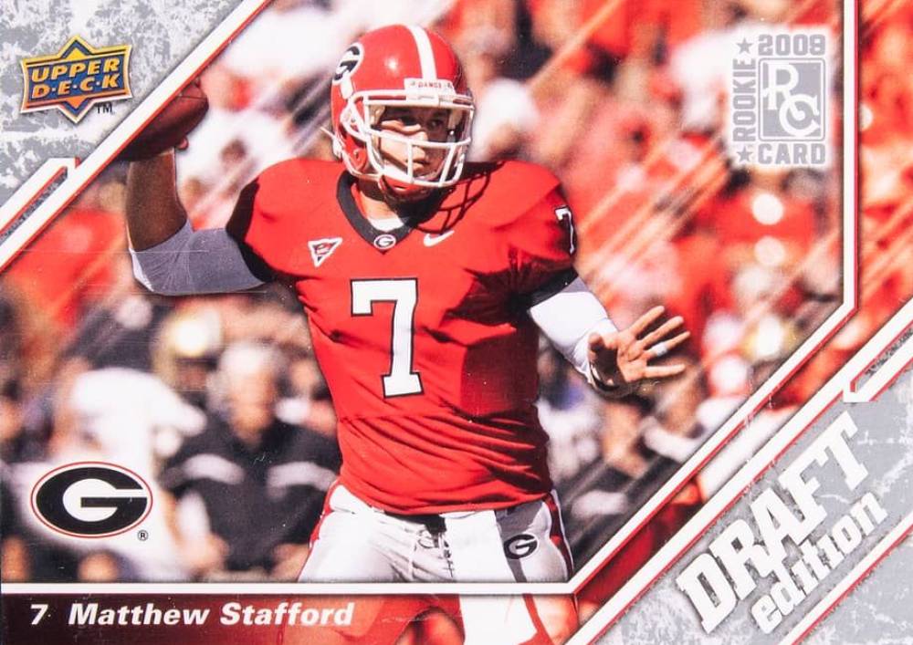 2009 Upper Deck Draft Edition Matthew Stafford #3 Football Card