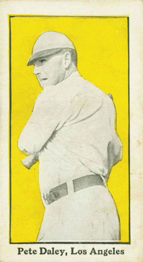 1911 Bishop & Co. P.C.L. Pete Daley, Los Angeles # Baseball Card