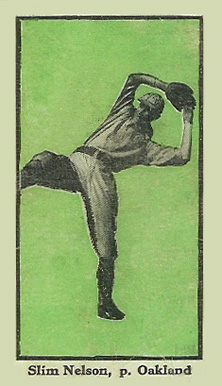 1911 Bishop & Co. P.C.L. Nelson, p., Oakland # Baseball Card