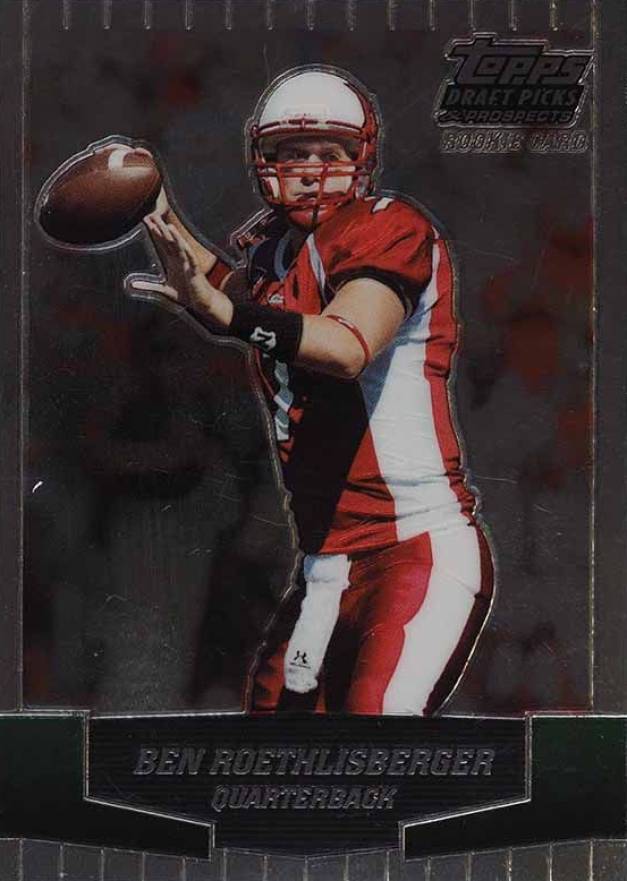 2004 Topps Draft Picks & Prospects Ben Roethlisberger #165 Football Card