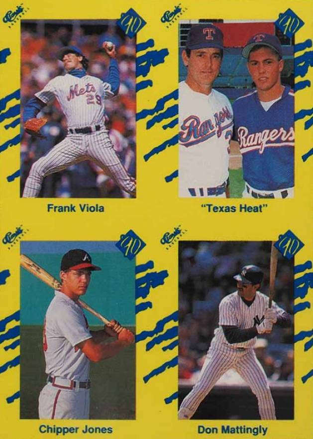 1990 Classic Viola/N. & R. Ryan/Jones/Mattingly # Baseball Card