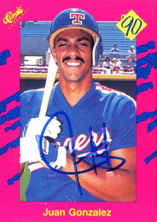 1990 Classic Juan Gonzalez #T21 Baseball Card