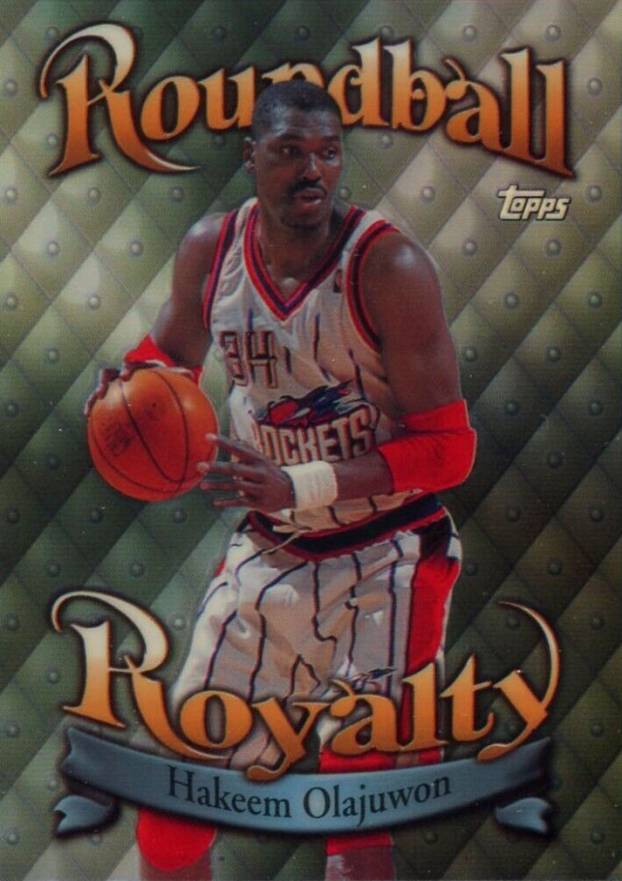 1998 Topps Roundball Royalty Hakeem Olajuwon #R5 Basketball Card