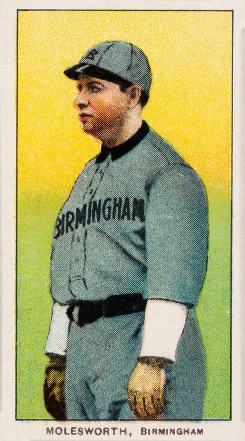 1909 White Borders Piedmont 350  Molesworth, Birmingham #341 Baseball Card