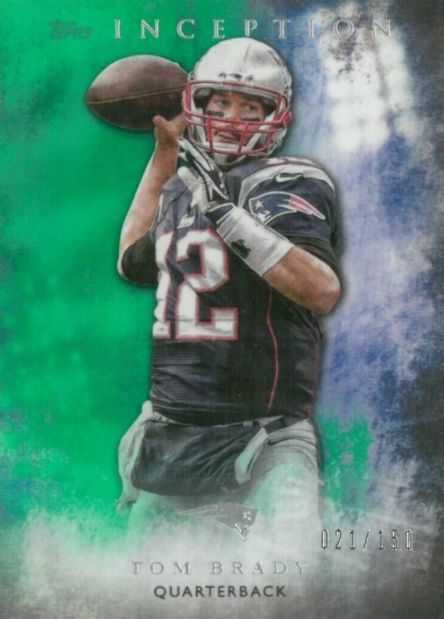 2015 Topps Inception Tom Brady #25 Football Card