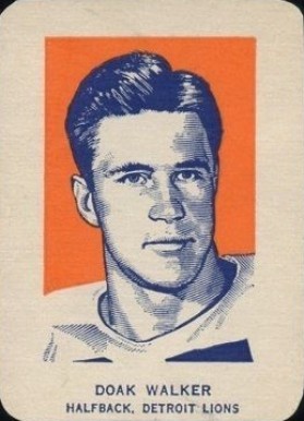 1952 Wheaties Doak Walker # Football Card