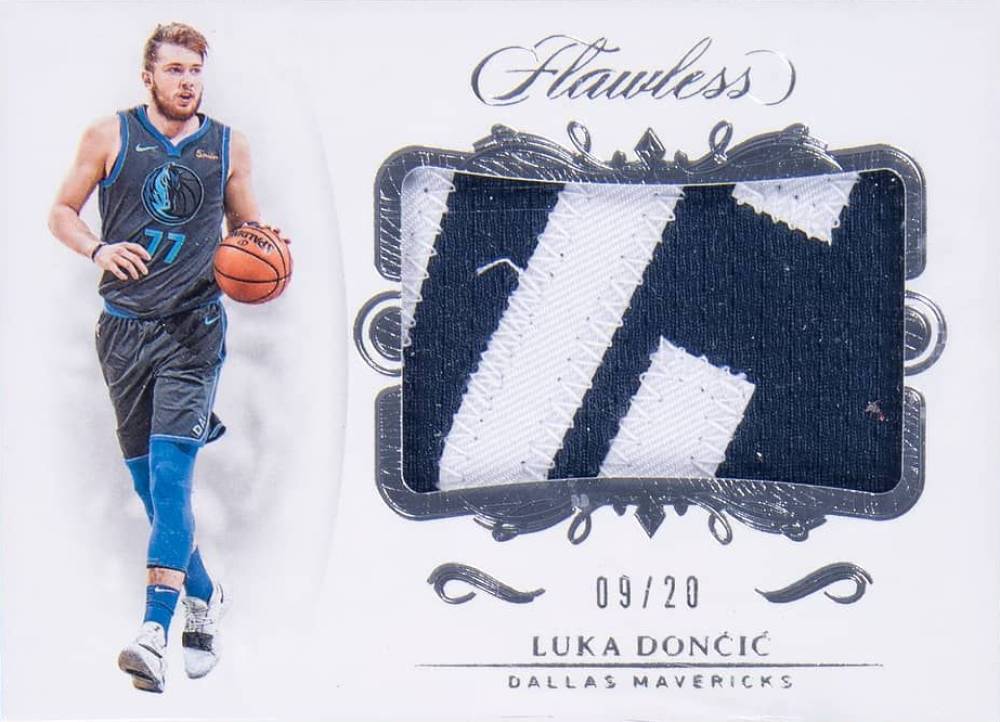 2018 Panini Flawless Rookie Patches Luka Doncic #LDC Basketball Card