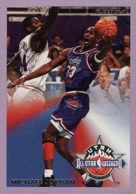 1993 Fleer All-Stars Michael Jordan #5 Basketball Card