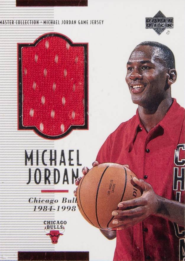 1999 Upper Deck MJ Master Collection Game Jersey Michael Jordan #MJGJ1 Basketball Card