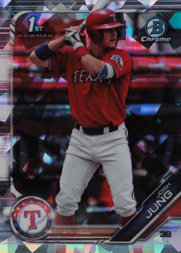 2019 Bowman Draft Chrome Sapphire Edition Josh Jung #BDC7 Baseball Card