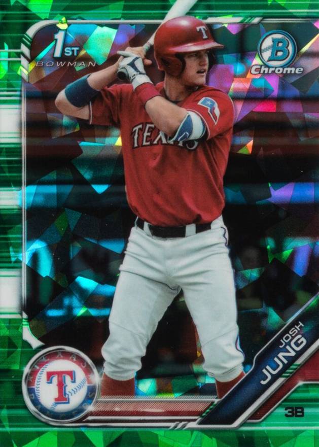 2019 Bowman Draft Chrome Sapphire Edition Josh Jung #BDC7 Baseball Card