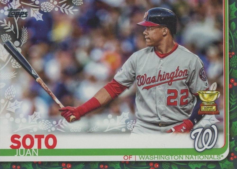 2019 Topps Holiday Juan Soto #8 Baseball Card