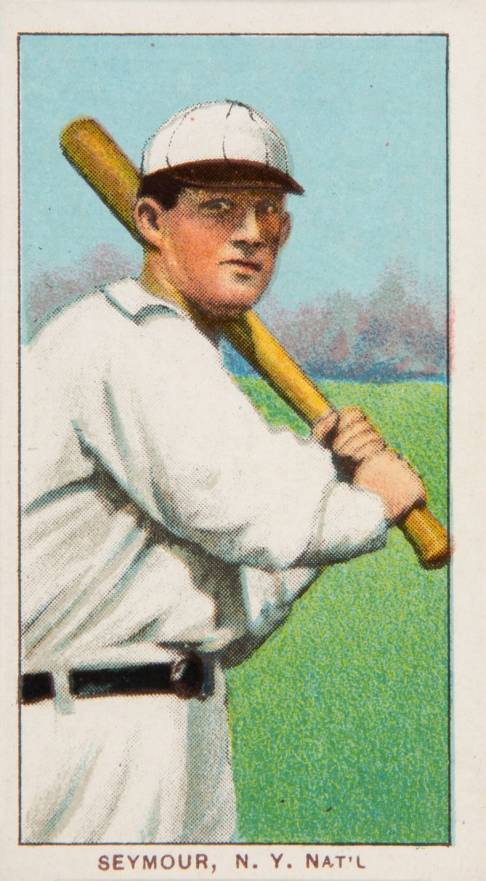 1909 White Borders Piedmont 350  Seymour, N.Y. Nat'L #434 Baseball Card