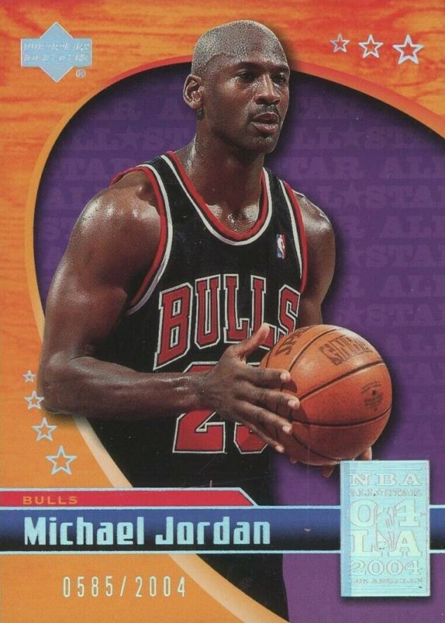 2004 Upper Deck All-Star Game Michael Jordan #MJ Basketball Card