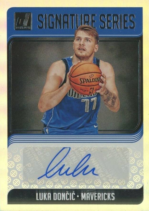 2018 Panini Donruss Signature Series Luka Doncic #SGLDC Basketball Card