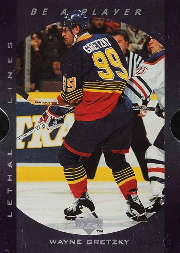 1995 Be A Player Lethal Lines Wayne Gretzky #LL2 Hockey Card