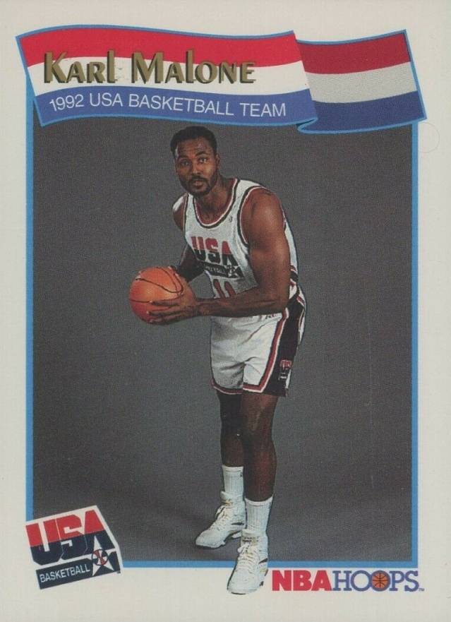 1991 Hoops McDonald's  Karl Malone #56 Basketball Card