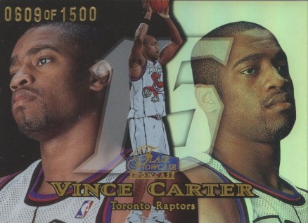 1998 Flair Showcase Vince Carter #25 Basketball Card