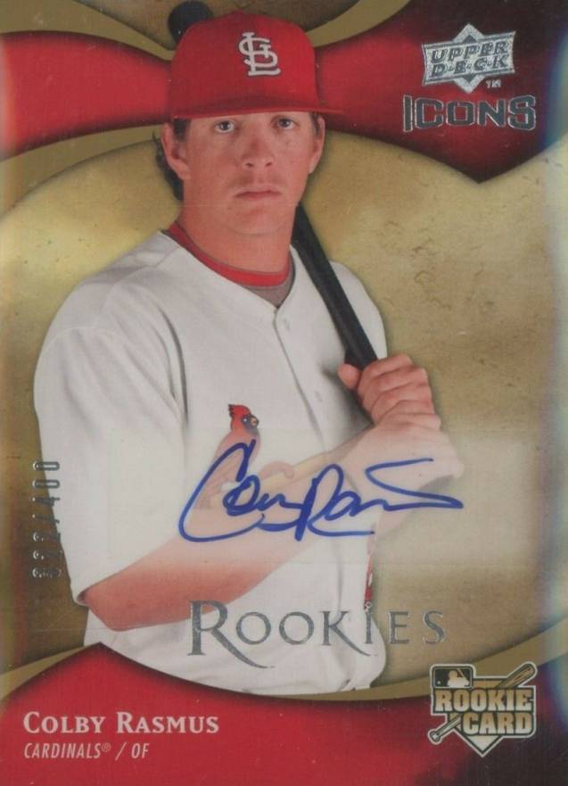 2009 Upper Deck Icons Colby Rasmus #151 Baseball Card