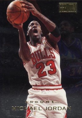 1997 Skybox Premium and One Michael Jordan #10 Basketball Card