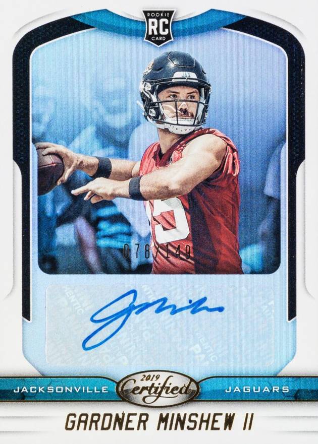 2019 Panini Certified  Gardner Minshew II #168 Football Card