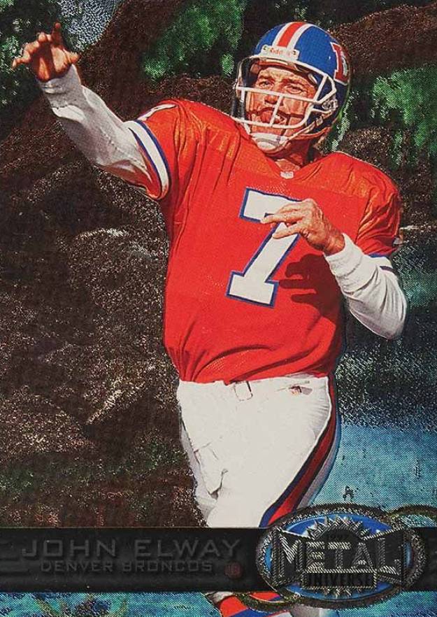 1997 Metal Universe John Elway #88 Football Card