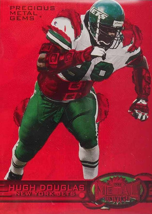 1997 Metal Universe Hugh Douglas #113 Football Card