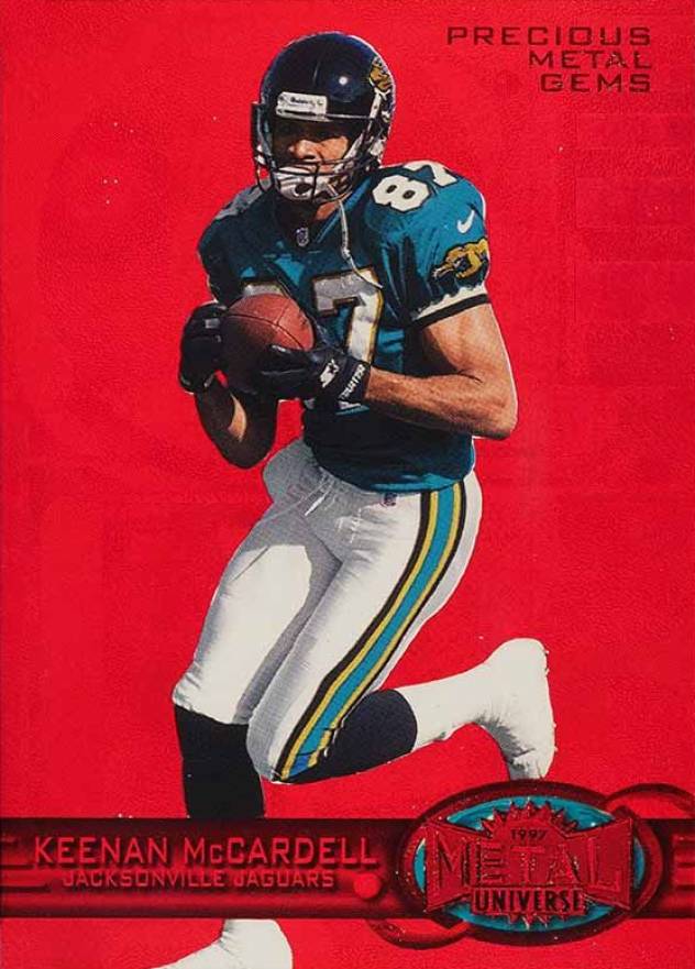 1997 Metal Universe Keenan McCardell #94 Football Card