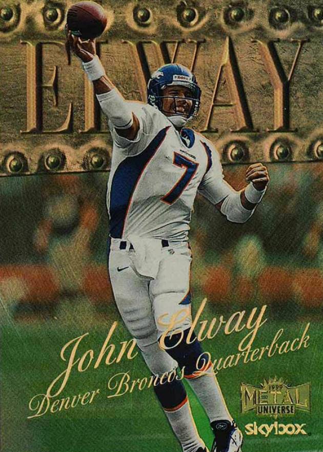 1999 Metal Universe John Elway #92 Football Card