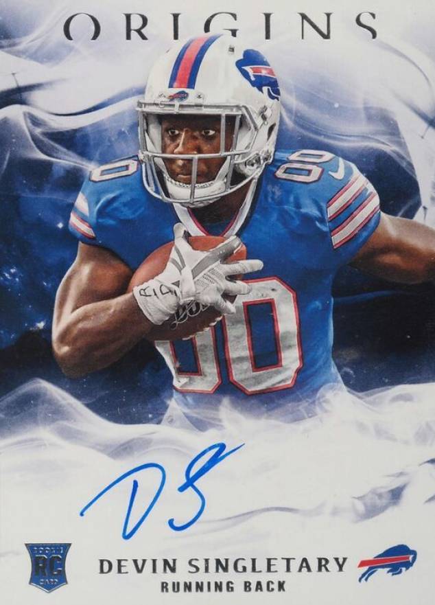 2019 Panini Origins Rookie Autographs Devin Singletary #RADS Football Card