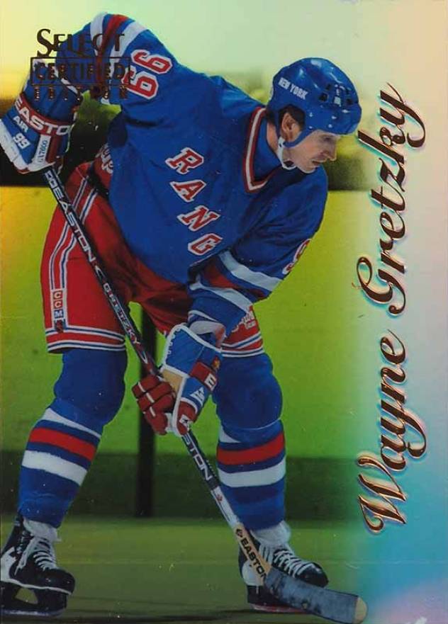 1996 Select Certified Wayne Gretzky #4 Hockey Card