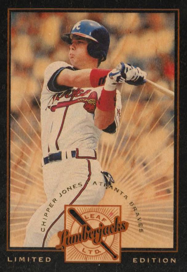 1996 Leaf Limited Lumberjacks Chipper Jones #7 Baseball Card