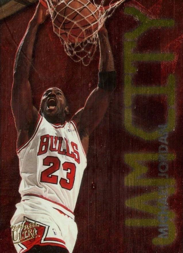 1995 Ultra Jam City Michael Jordan #3 Basketball Card