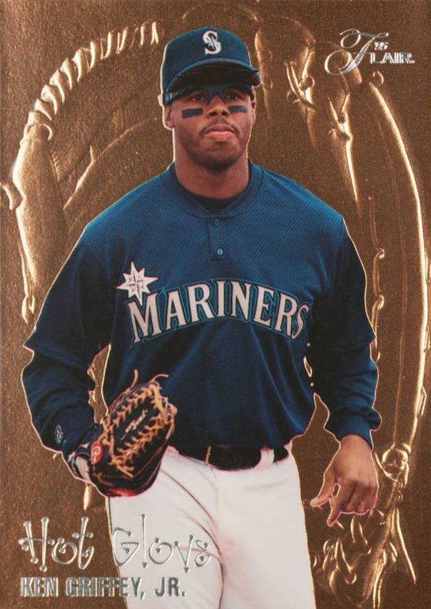 1995 Flair Hot Glove Ken Griffey Jr. #3 Baseball Card