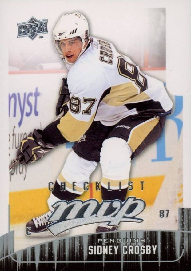 2009 Upper Deck MVP Sidney Crosby #300 Hockey Card