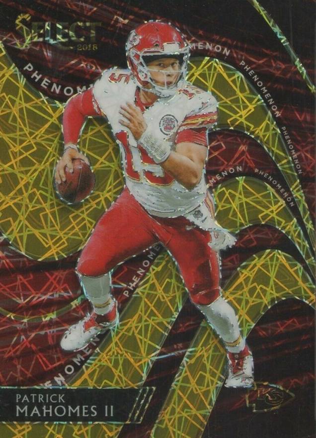 2018 Panini Select Phenomenon  Patrick Mahomes II #PH1 Football Card