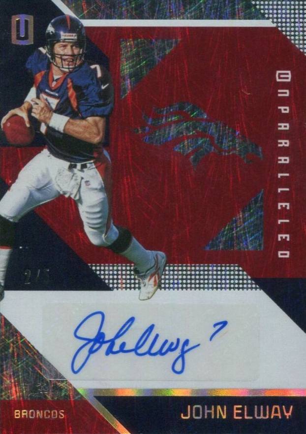 2016 Panini Unparalleled  John Elway #78 Football Card