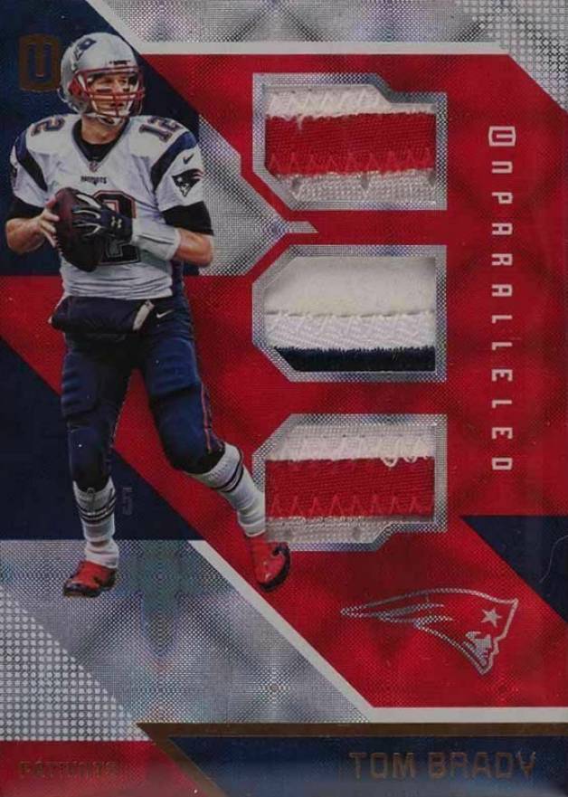 2016 Panini Unparalleled  Tom Brady #99 Football Card