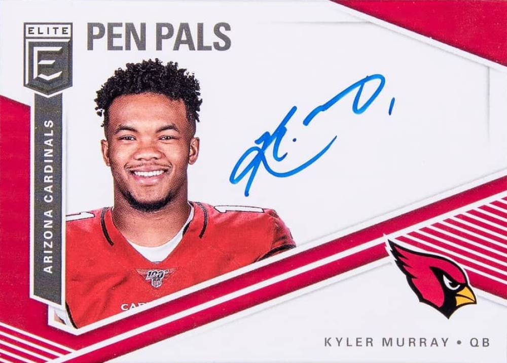 2019 Panini Donruss Elite Pen Pals Autographs Kyler Murray #KM Football Card